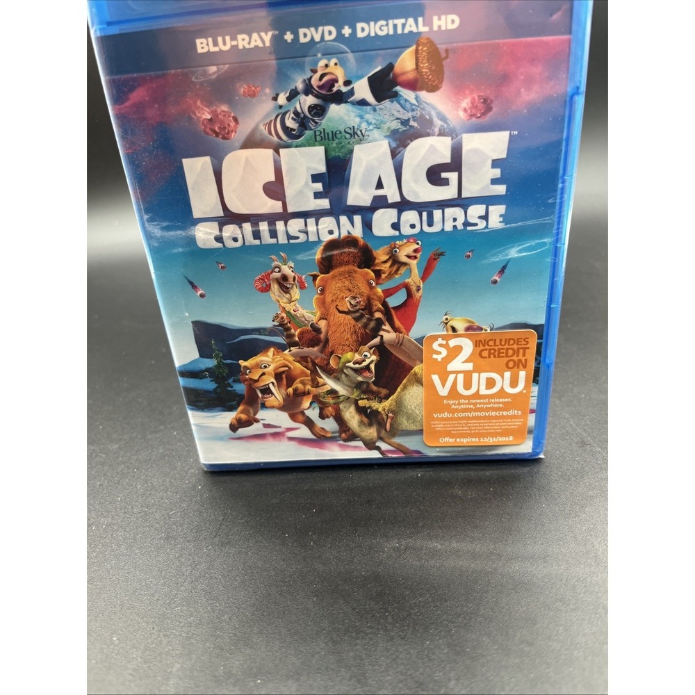 Ice Age 5 Collision Course (Blu-ray & DVD , 2016) NEW